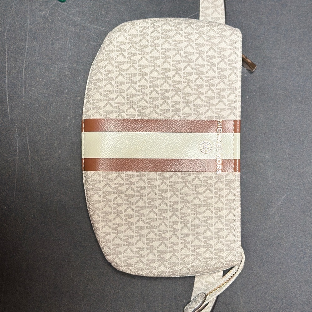 MK logo crossbody bag